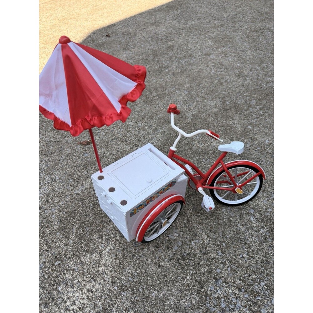 PARADISE KIDS Hot Dog Vending Sports Cart Bicycle For 18" American Girl OG dolls